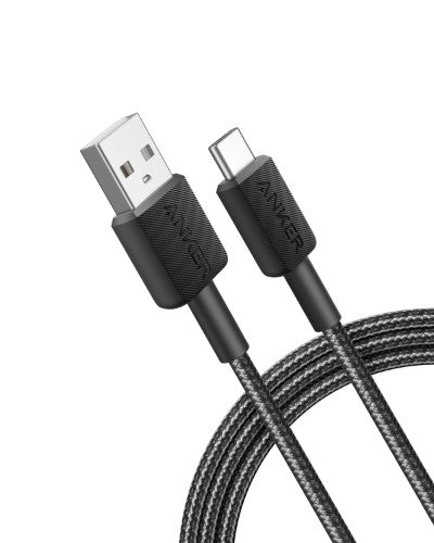 Anker 322 USB cable 1.8 m USB A USB C 0.48 Gbit/s Black