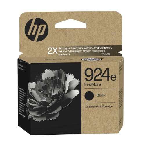 HP 4K0V0NE/924E Ink cartridge black EvoMore, 1K pages ISO/IEC 19752 for HP OJ Pro 8120/e