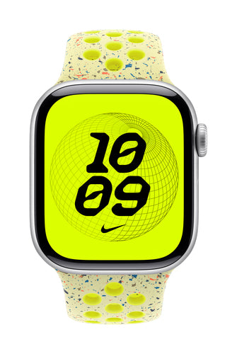 Apple MGA94ZM/A smart wearable accessory Band Yellow Aluminium, Fluoroelastomer
