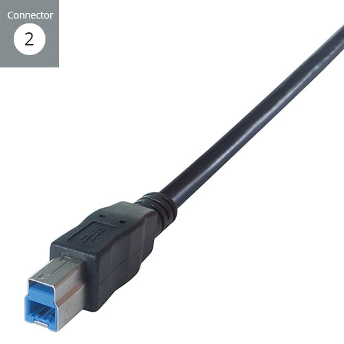connektgear 2m USB 3 Connector Cable A Male to B Male - SuperSpeed