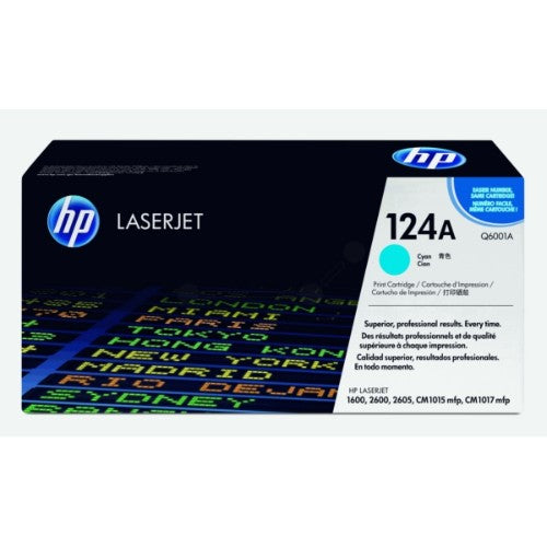 HP Q6001A/124A Toner cartridge cyan, 2K pages/5% for HP Color LaserJet 2600