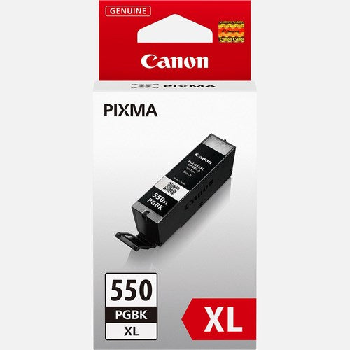 Canon 6431B001/PGI-550PGBKXL Ink cartridge black high-capacity pigmented, 500 pages ISO/IEC 24711 5615 Photos 22ml for Canon Pixma IP 8700/IX 6850/MG 5450/MG 6350/MX 725
