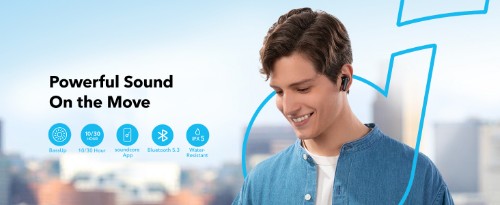 Soundcore R50i Headset True Wireless Stereo (TWS) In-ear Traveling/Gaming/Sports Bluetooth Black