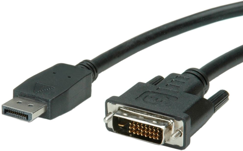 VALUE 11.99.5619 video cable adapter 1.5 m DisplayPort DVI Black