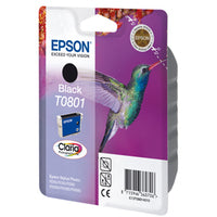 Epson C13T08014011/T0801 Ink cartridge black, 330 pages ISO/IEC 24711 7.4ml for Epson Stylus Photo P 50/PX/PX 730/R 265