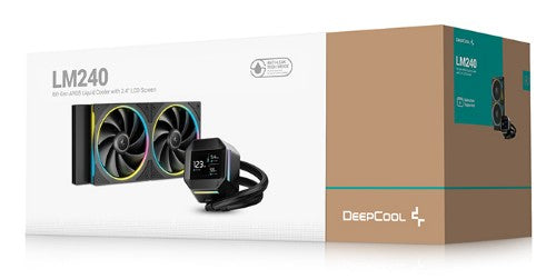DeepCool LM240 Processor Liquid cooling kit 12 cm Black 1 pc(s)