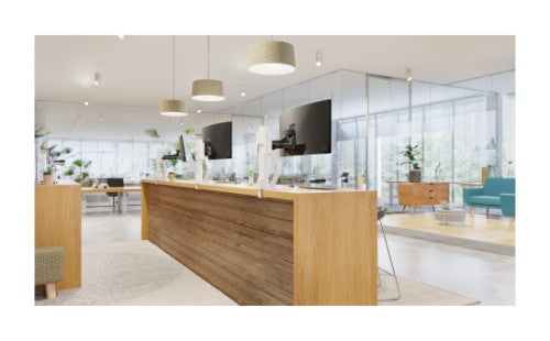 Ergotron TRACE 45-630-216 monitor mount / stand 96.5 cm (38") White Desk