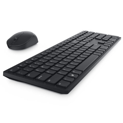 DELL Pro Keyboard and Mouse - KM5221W - Pan-Nordic (QWERTY) - Black