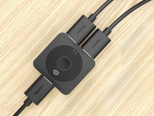 Conceptronic SELENE01B 2-Port Bi-Directional HDMI 2.0 Switch, 4K60Hz