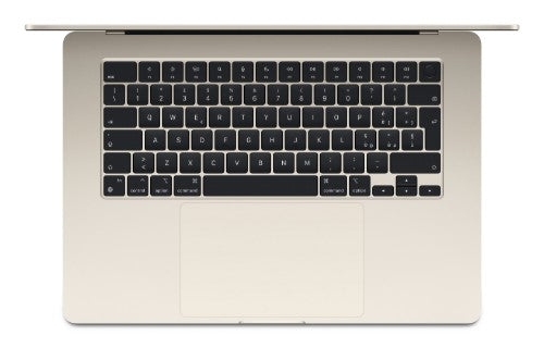 Apple MacBook Air Apple M M3 Laptop 38.9 cm (15.3") 8 GB 512 GB SSD Wi-Fi 6E (802.11ax) macOS Sonoma Beige