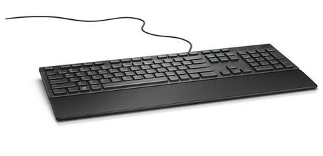 DELL KB216 keyboard Universal QWERTY Nordic Black