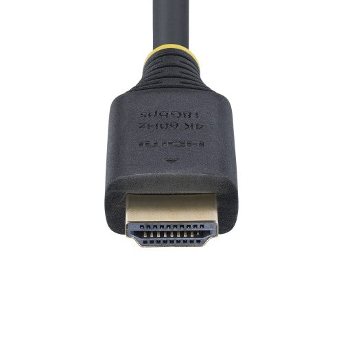 StarTech.com 2m (6.6ft) Premium Certified High Speed HDMI Cable, 4K 60Hz/1440p 144Hz, HDR10/HDCP 2.2/ARC, 18Gbps, UHD HDMI 2.0 Cord for TV/Monitor/Display, TPE Jacket