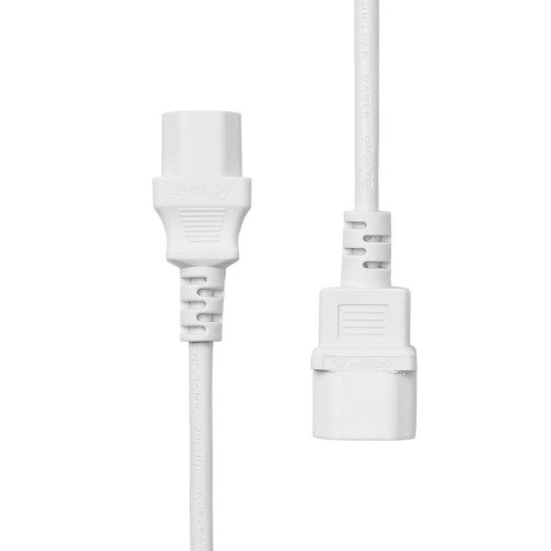 ProXtend C13 to C14 Power Extension Cable, White 5m
