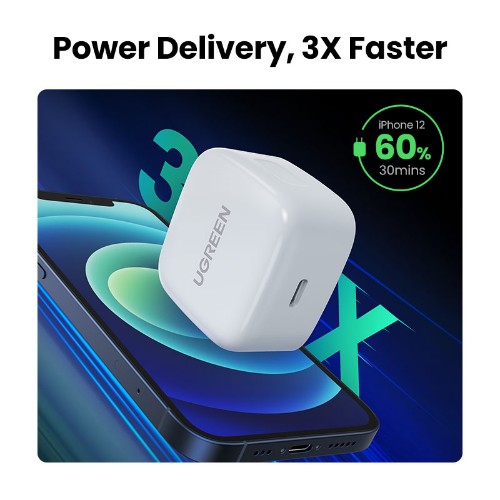 Ugreen PD Fast Charger UK (White)