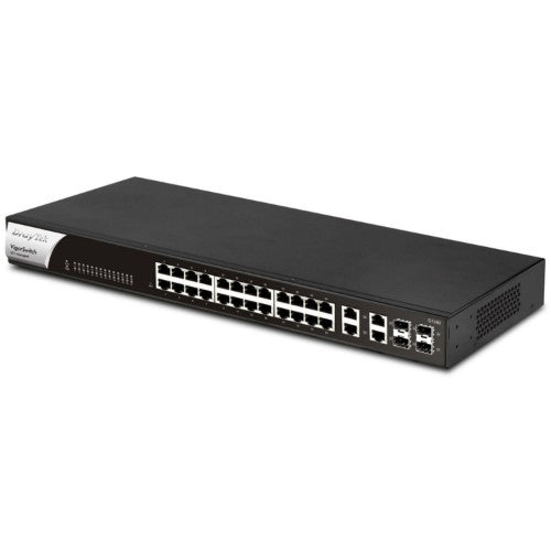 DrayTek G1282 Managed Gigabit Ethernet (10/100/1000) 1U Black