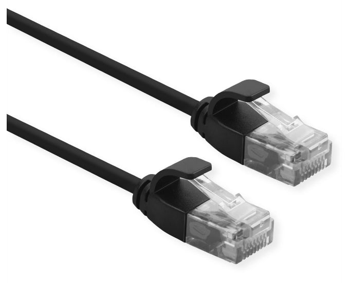 ROLINE 21.15.3954 networking cable Black 1.5 m Cat6a U/UTP (UTP)