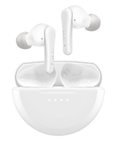 Belkin SoundForm Rhythm Headset Wired & Wireless In-ear Calls/Music USB Type-C Bluetooth White