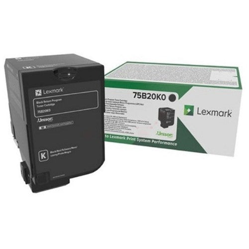 Lexmark 75B20K0 Toner-kit black return program, 13K pages ISO/IEC 19752 for Lexmark CS 727