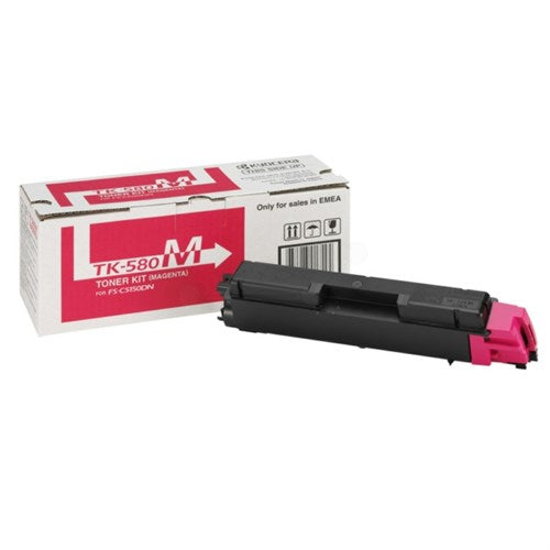 Kyocera 1T02KTBNL0/TK-580M Toner magenta, 2.8K pages ISO/IEC 19798 for Kyocera FS-C 5150