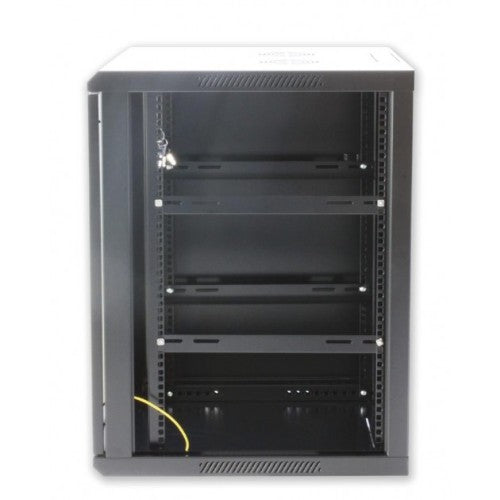 Techly I-CASE EW-2012BKL rack cabinet 12U Wall mounted rack Black