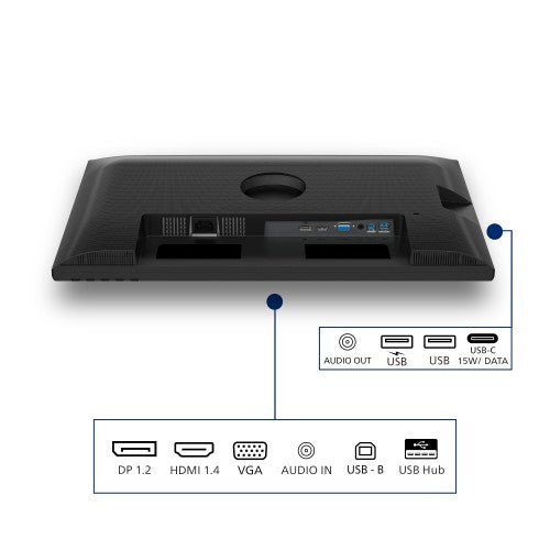 Philips 3000 series 24B2N3200D/00 computer monitor 61.2 cm (24.1") 1920 x 1200 pixels WUXGA LCD Black