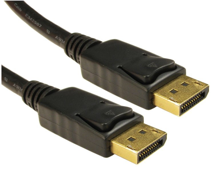 Cables Direct CDLDP-003LOCK DisplayPort cable 3 m Black