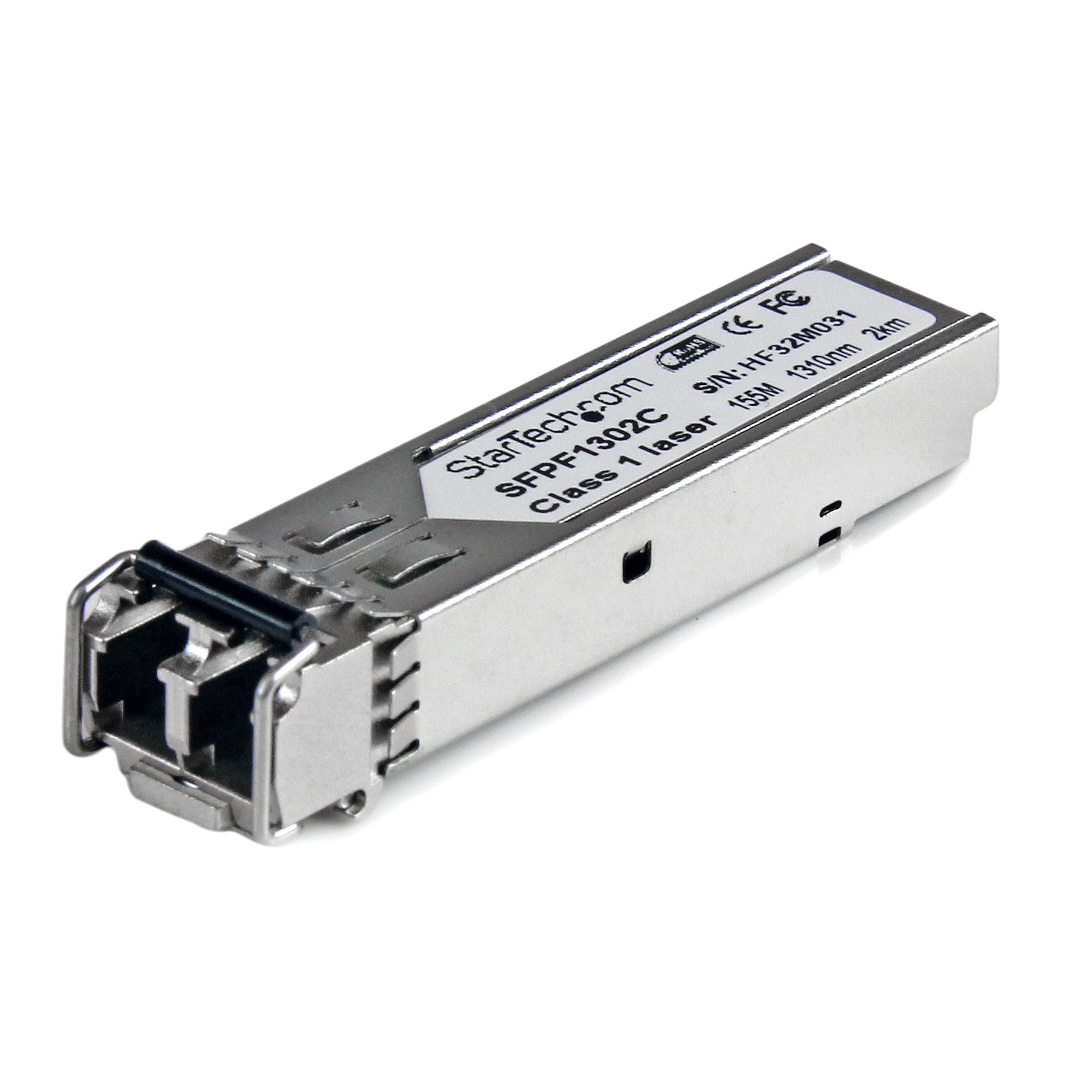 StarTech.com Cisco GLC-FE-100FX Compatible SFP Transceiver Module - 100BASE-FX~Cisco GLC-FE-100FX Compatible SFP Module - 100BASE-FX - 100Mbps Multimode Fiber MMF Optic Transceiver - 100 Mbps - LC 2km - 1310nm - DDM Cisco ASR920, IE2000, IE4000