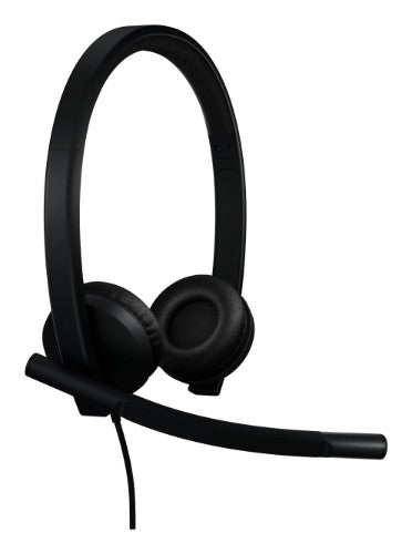 Logitech H570e Headset Wired Head-band Office/Call center USB Type-C Black