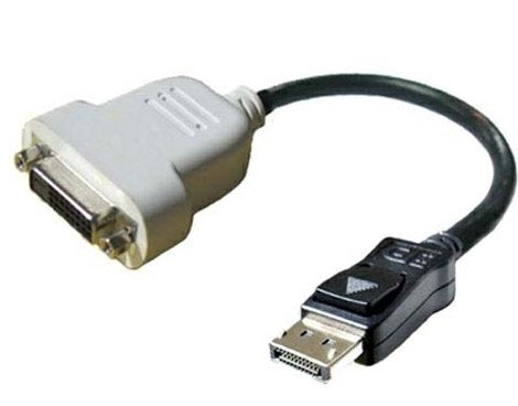 DELL DisplayPort - DVI-D 0.23 m Black, White