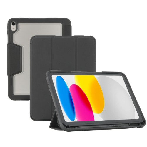 Mobilis 062006 tablet case 27.9 cm (11") Flip case Black, Transparent