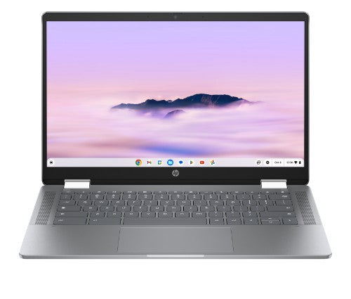 HP Chromebook x360 14b-cd0003na Intel® Core™ i3 i3-N305 35.6 cm (14") Touchscreen Full HD 8 GB LPDDR5-SDRAM 128 GB UFS Wi-Fi 6 (802.11ax) ChromeOS Silver