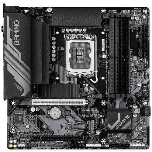 GIGABYTE B760M GAMING X WIFI6E GEN5 Motherboard - Supports 14th Gen. Intel Core CPUs, 8+1+1 phases VRM, up to 5600MHz DDR5, 2xPCIe 4.0 M.2, Wi-Fi 6E, 2.5 GbE LAN, USB 3.2 Gen 1