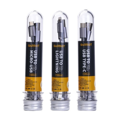 Garbot C-05-10195 USB cable 1 m USB A Micro-USB B Silver