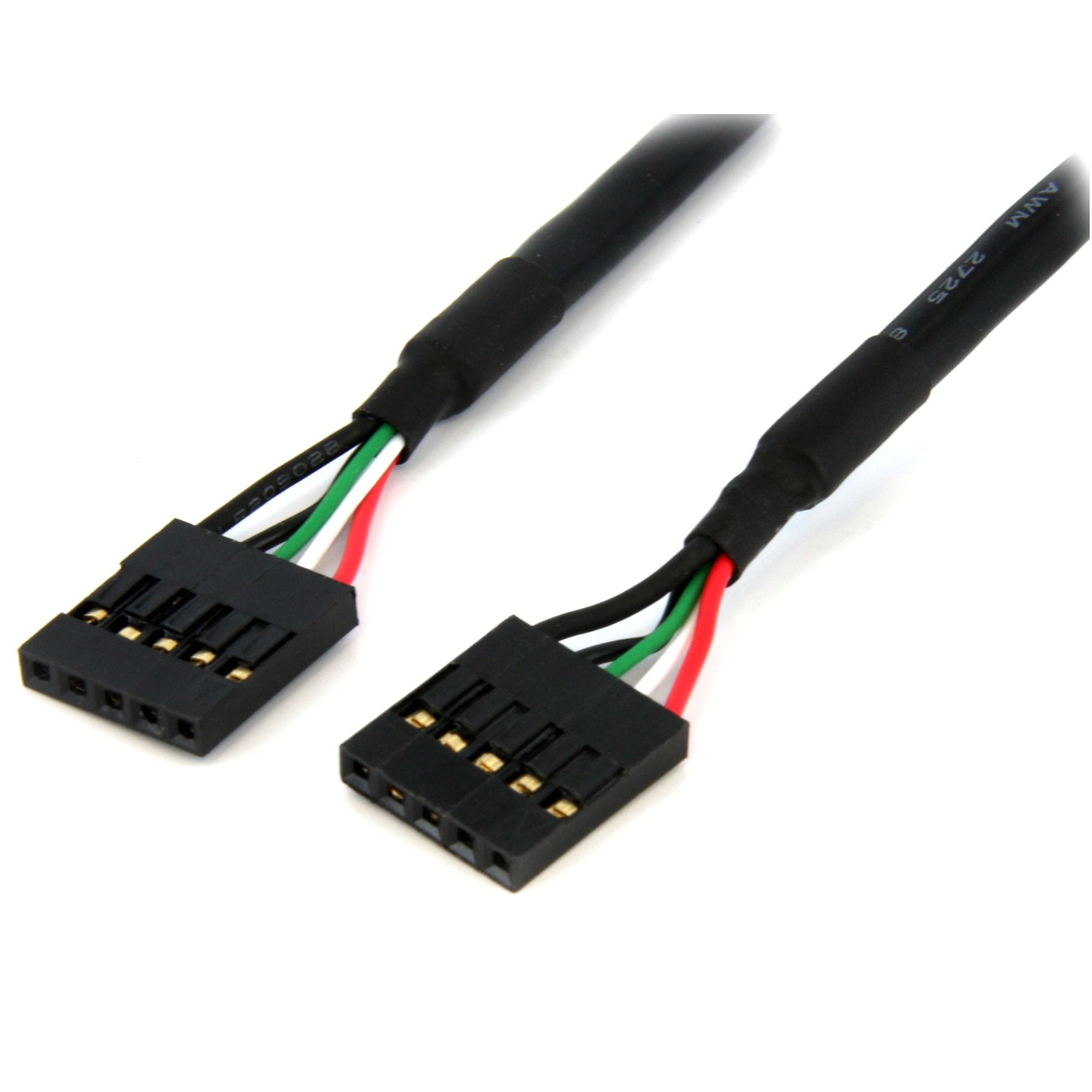 StarTech.com 12in Internal 5 pin USB IDC Motherboard Header Cable - F/F