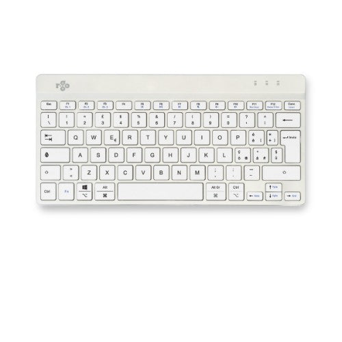 R-Go Tools Ergonomic keyboard R-Go Compact Break, compact keyboard with break software, QWERTY (IT), Bluetooth, white