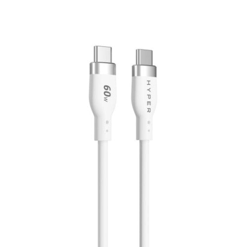 HYPER HyperJuice USB cable USB 2.0 1.5 m USB C White