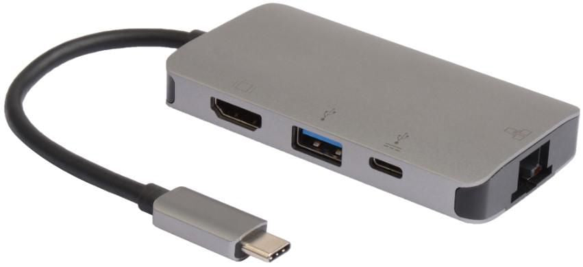 Microconnect USB3.1CCOM16 laptop dock/port replicator Wired USB 3.2 Gen 1 (3.1 Gen 1) Type-C Grey