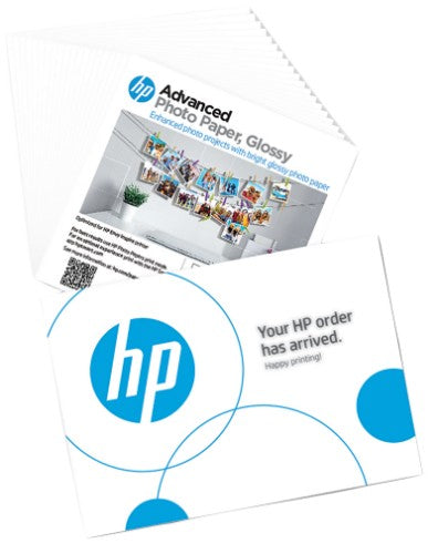 HP Advanced Photo Paper Glossy 65 lb 5 x 5 in. (127 x 127 mm) 20 sheets