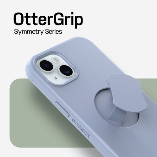 OtterBox OtterGrip Symmetry Series for iPhone 15 Plus, You Do Blue (Blue)
