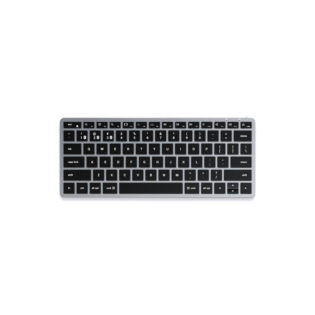 Satechi Slim X1 keyboard Office Bluetooth QWERTY UK English Black, Grey