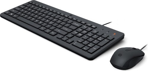 HP 150 WIRED MOUSE/KB COMBO FR keyboard Mouse included USB Black