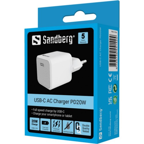 Sandberg USB-C AC Charger PD20W EU