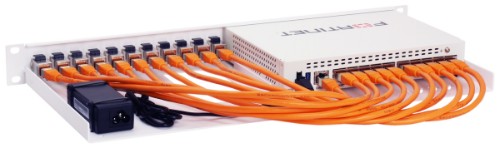 Rackmount.IT Rack Mount Kit for FortiGate 60E / 61E shielded / industrialized