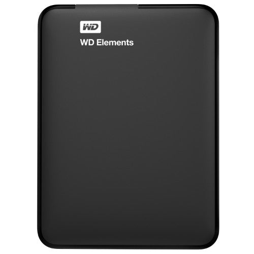 Western Digital WD Elements Portable external hard drive 1 TB 2.5" Micro-USB B 3.2 Gen 1 (3.1 Gen 1) Black