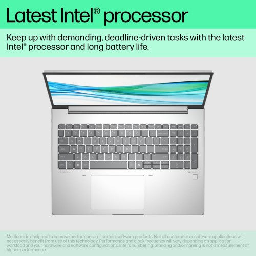 HP ProBook 440 G11 Intel Core Ultra 5 125U Laptop 35.6 cm (14") WUXGA 16 GB DDR5-SDRAM 256 GB SSD Wi-Fi 6E (802.11ax) Windows 11 Pro AI PC Silver