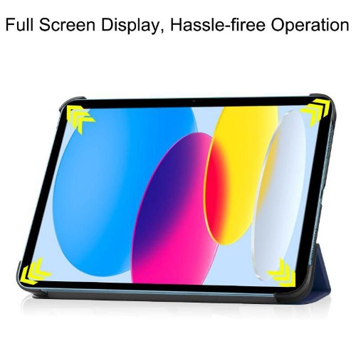 CoreParts TABX-IP10-COVER2 tablet case 27.7 cm (10.9") Flip case Blue