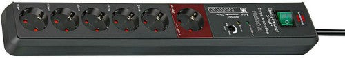 Brennenstuhl Secure-Tec 19.500A Anthracite 6 AC outlet(s) 3 m