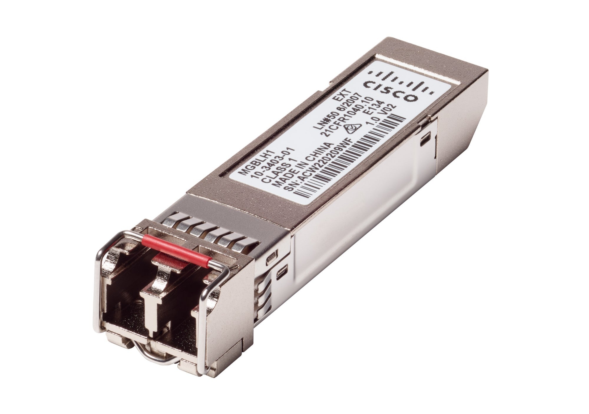 Cisco MGBLH1 SFP Transceiver | Gigabit Ethernet (GbE) 1000BASE-LH Mini-GBIC (MGBLH1)