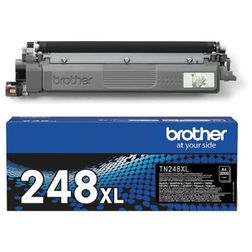 Brother TN-248XLBK Toner-kit black high-capacity, 3K pages ISO/IEC 19752 for Brother DCP-L 3500/HL-L 8200/MFC-L 8300