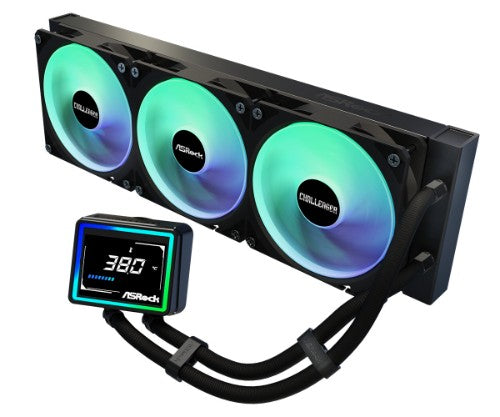 Asrock Challenger 360 Digital Processor Liquid cooling kit 12 cm Black